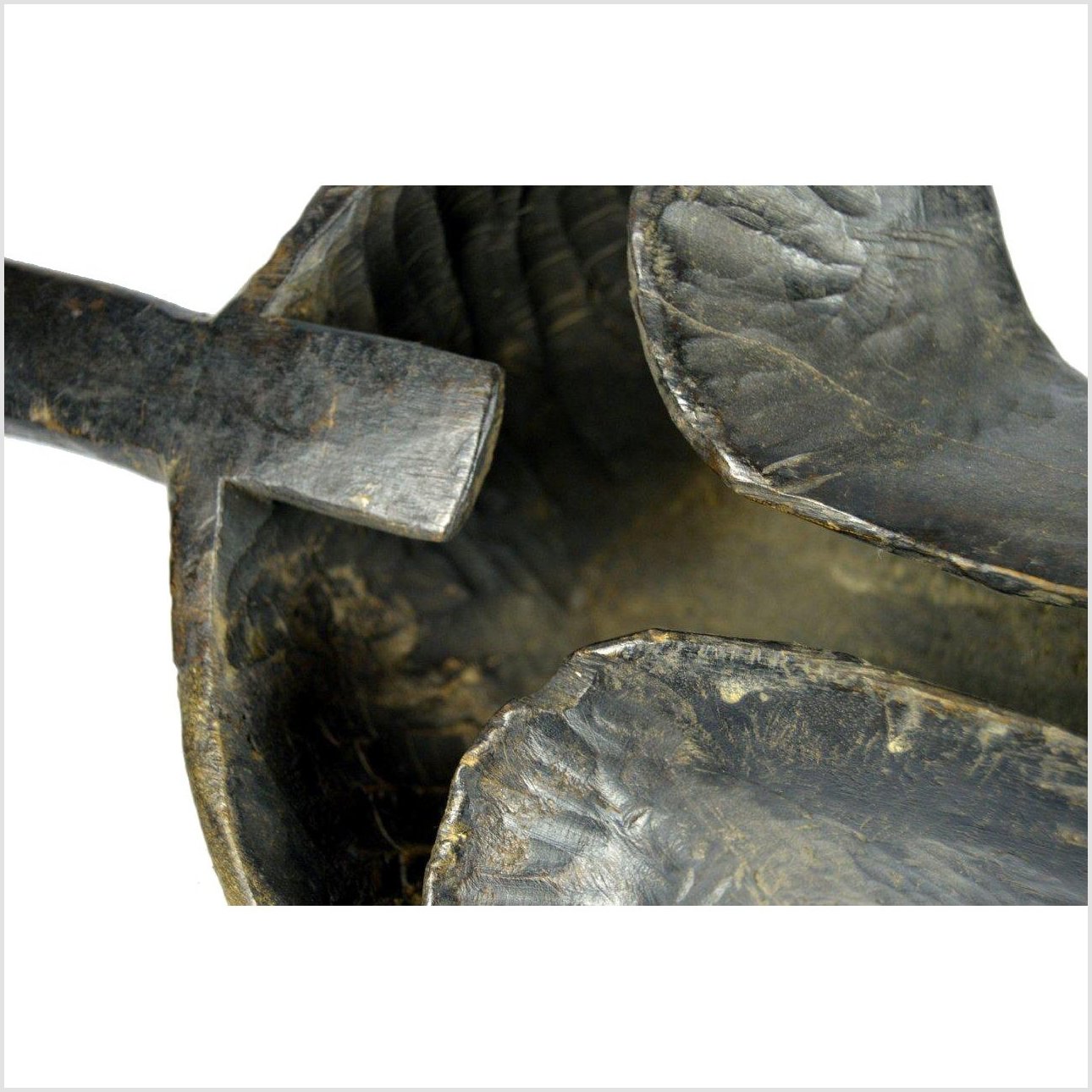 Hand Carved Indian Saringda Lute-6. Asian & Chinese Furniture, Art, Antiques, Vintage Home Décor for sale at FEA Home