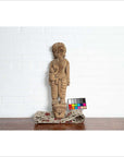 Hand Carved Indian Temple Carving Statue from Gujarat Depicting Mother and Child-3. Asian & Chinese Furniture, Art, Antiques, Vintage Home Décor for sale at FEA Home