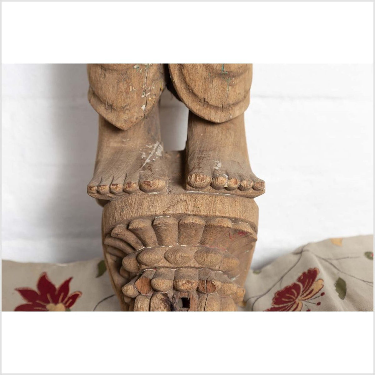 Hand Carved Indian Temple Carving Statue from Gujarat Depicting Mother and Child-8. Asian & Chinese Furniture, Art, Antiques, Vintage Home Décor for sale at FEA Home