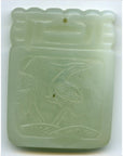 Hand Carved Jade Medallion-2. Asian & Chinese Furniture, Art, Antiques, Vintage Home Décor for sale at FEA Home
