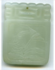 Hand Carved Jade Medallion-1. Asian & Chinese Furniture, Art, Antiques, Vintage Home Décor for sale at FEA Home