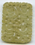 Hand Carved Jade Medallion-2. Asian & Chinese Furniture, Art, Antiques, Vintage Home Décor for sale at FEA Home