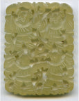 Hand Carved Jade Medallion-1. Asian & Chinese Furniture, Art, Antiques, Vintage Home Décor for sale at FEA Home