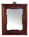 Hand Carved Mirror-1. Asian & Chinese Furniture, Art, Antiques, Vintage Home Décor for sale at FEA Home