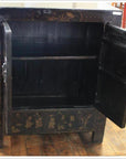 Hand-Painted Black Cabinet-2. Asian & Chinese Furniture, Art, Antiques, Vintage Home Décor for sale at FEA Home