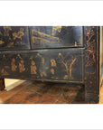 Hand-Painted Black Cabinet-4. Asian & Chinese Furniture, Art, Antiques, Vintage Home Décor for sale at FEA Home