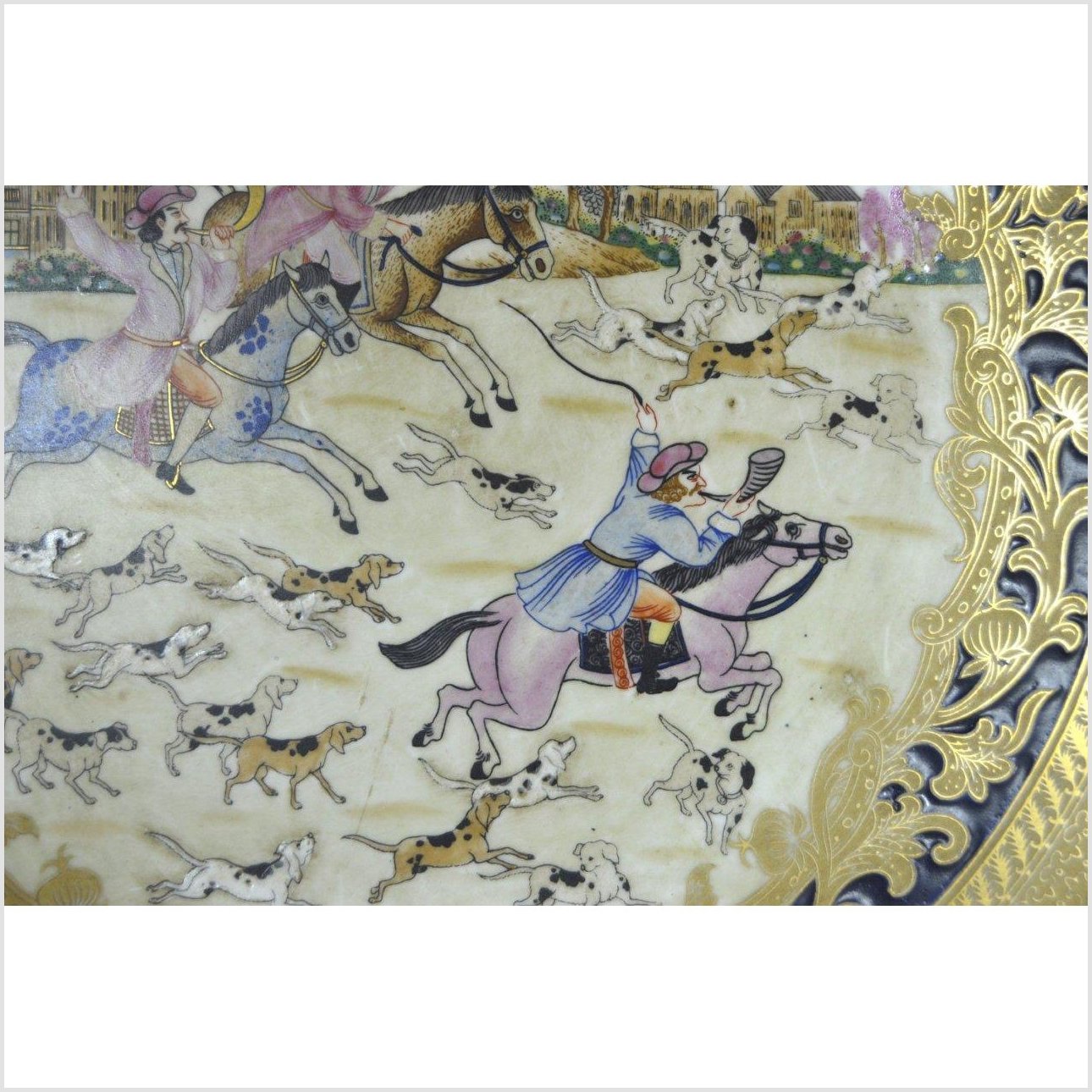 Hand Painted China Porcelain Plate-4. Asian & Chinese Furniture, Art, Antiques, Vintage Home Décor for sale at FEA Home