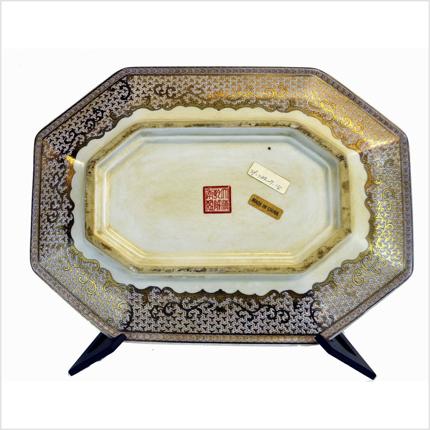 Hand Painted China Porcelain Tray-1. Asian & Chinese Furniture, Art, Antiques, Vintage Home Décor for sale at FEA Home