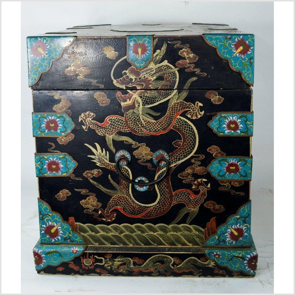 Hand Painted Dowry Box-10. Asian & Chinese Furniture, Art, Antiques, Vintage Home Décor for sale at FEA Home