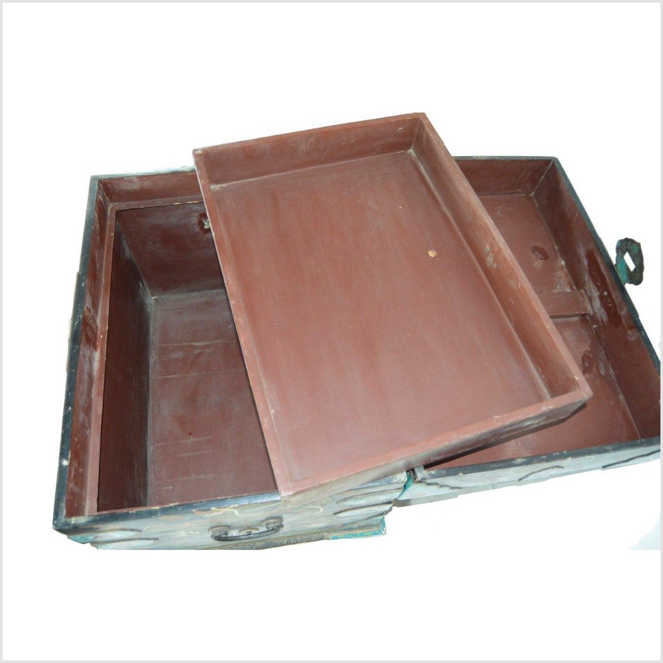 Hand Painted Dowry Box-19. Asian & Chinese Furniture, Art, Antiques, Vintage Home Décor for sale at FEA Home