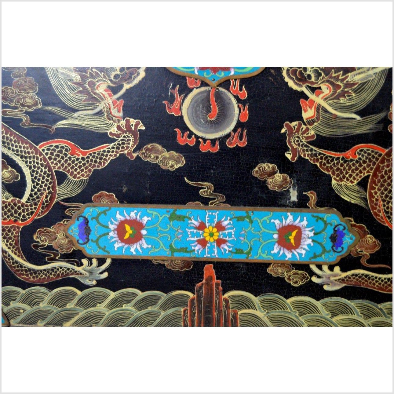 Hand Painted Dowry Box-7. Asian & Chinese Furniture, Art, Antiques, Vintage Home Décor for sale at FEA Home