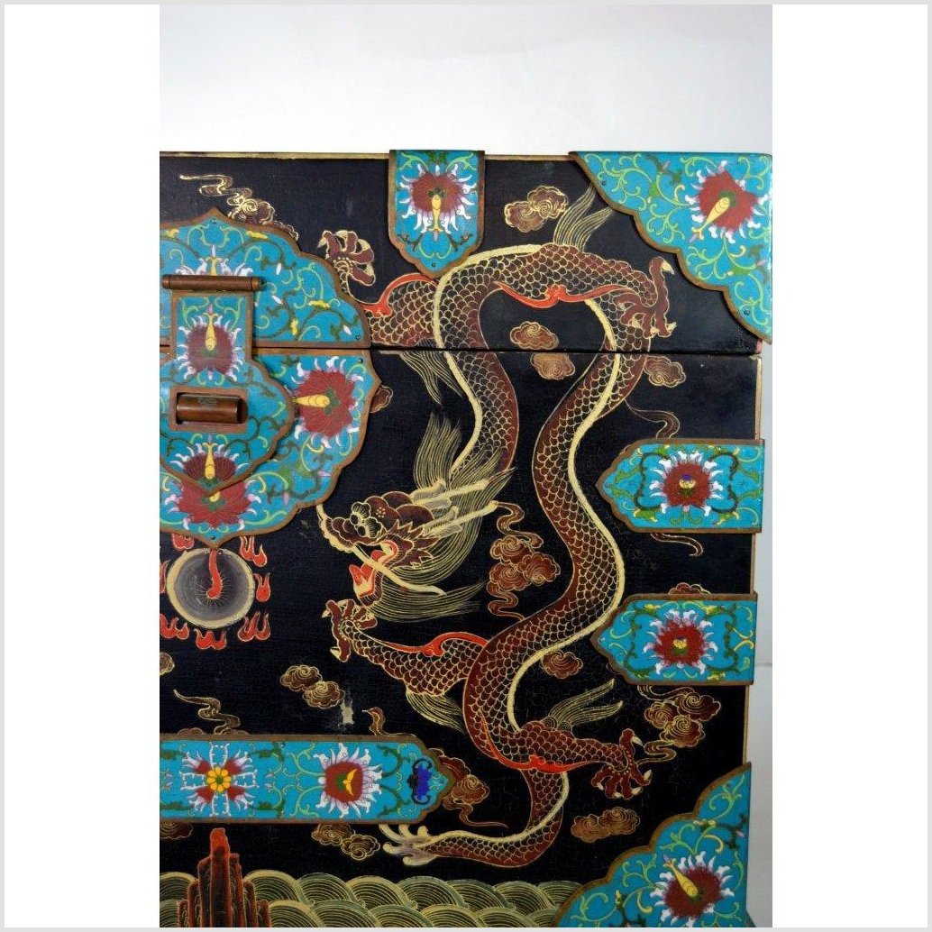 Hand Painted Dowry Box-8. Asian & Chinese Furniture, Art, Antiques, Vintage Home Décor for sale at FEA Home