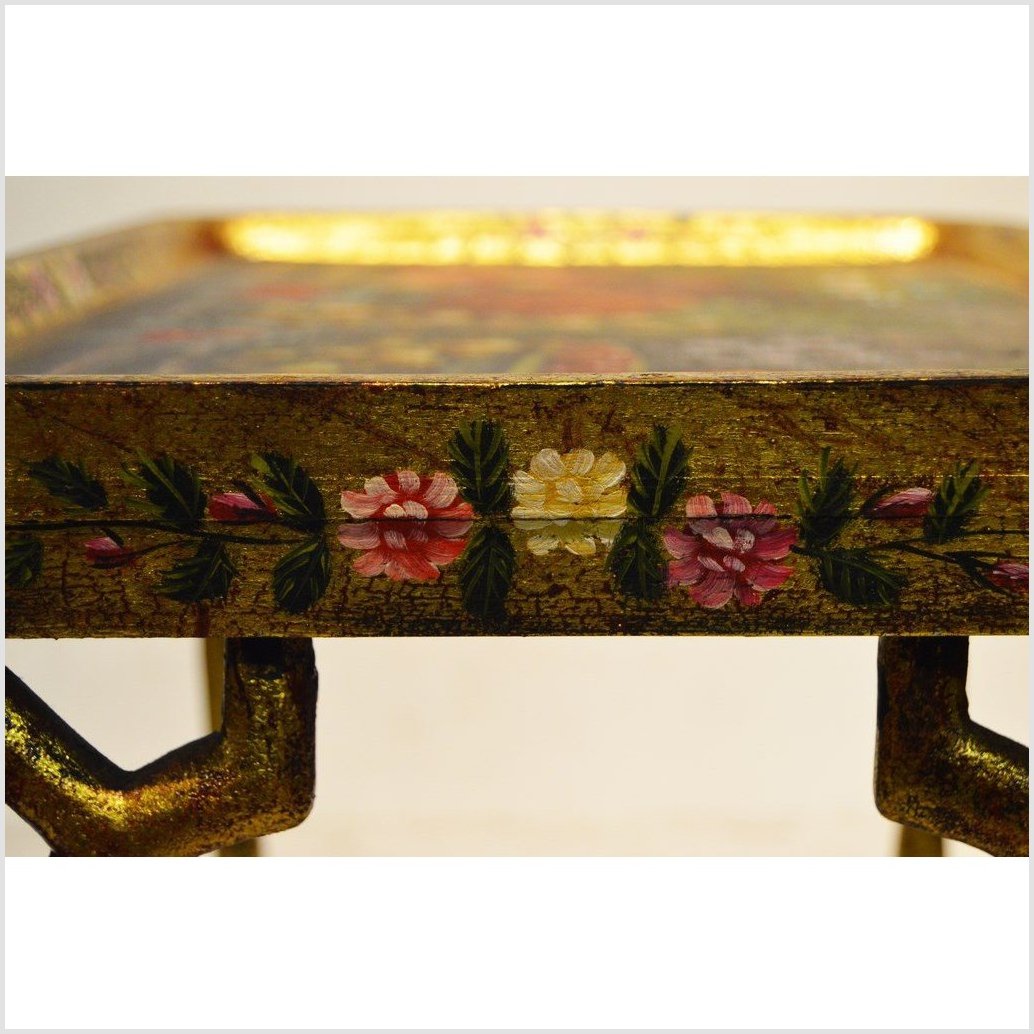 Hand Painted Gilt Ornate Table-3. Asian & Chinese Furniture, Art, Antiques, Vintage Home Décor for sale at FEA Home