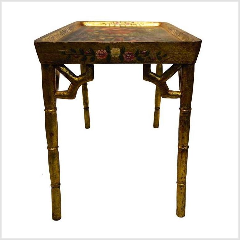 Hand Painted Gilt Ornate Table-4. Asian & Chinese Furniture, Art, Antiques, Vintage Home Décor for sale at FEA Home