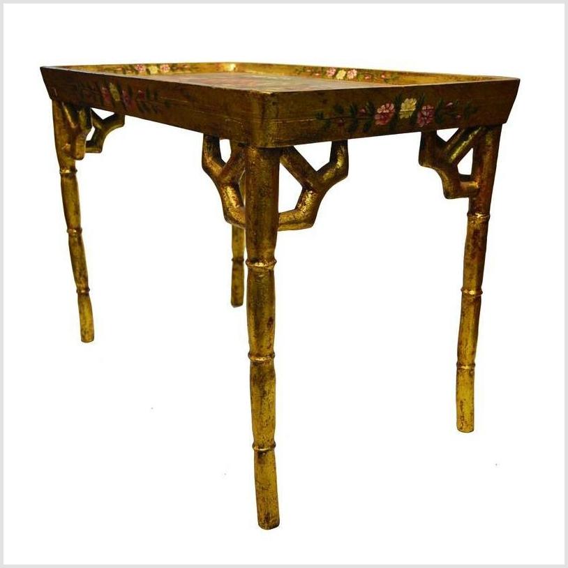 Hand Painted Gilt Ornate Table-5. Asian & Chinese Furniture, Art, Antiques, Vintage Home Décor for sale at FEA Home
