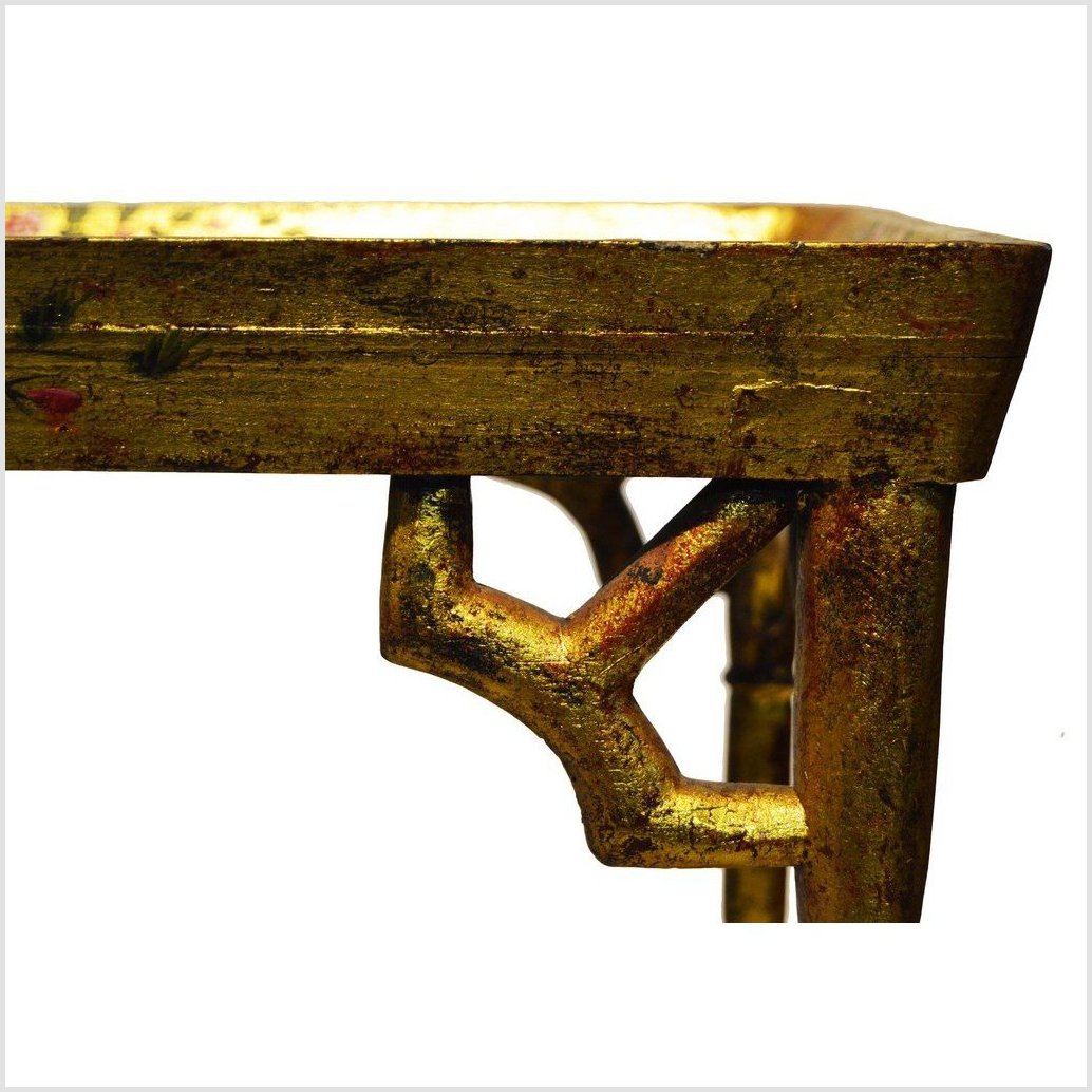Hand Painted Gilt Ornate Table-8. Asian & Chinese Furniture, Art, Antiques, Vintage Home Décor for sale at FEA Home