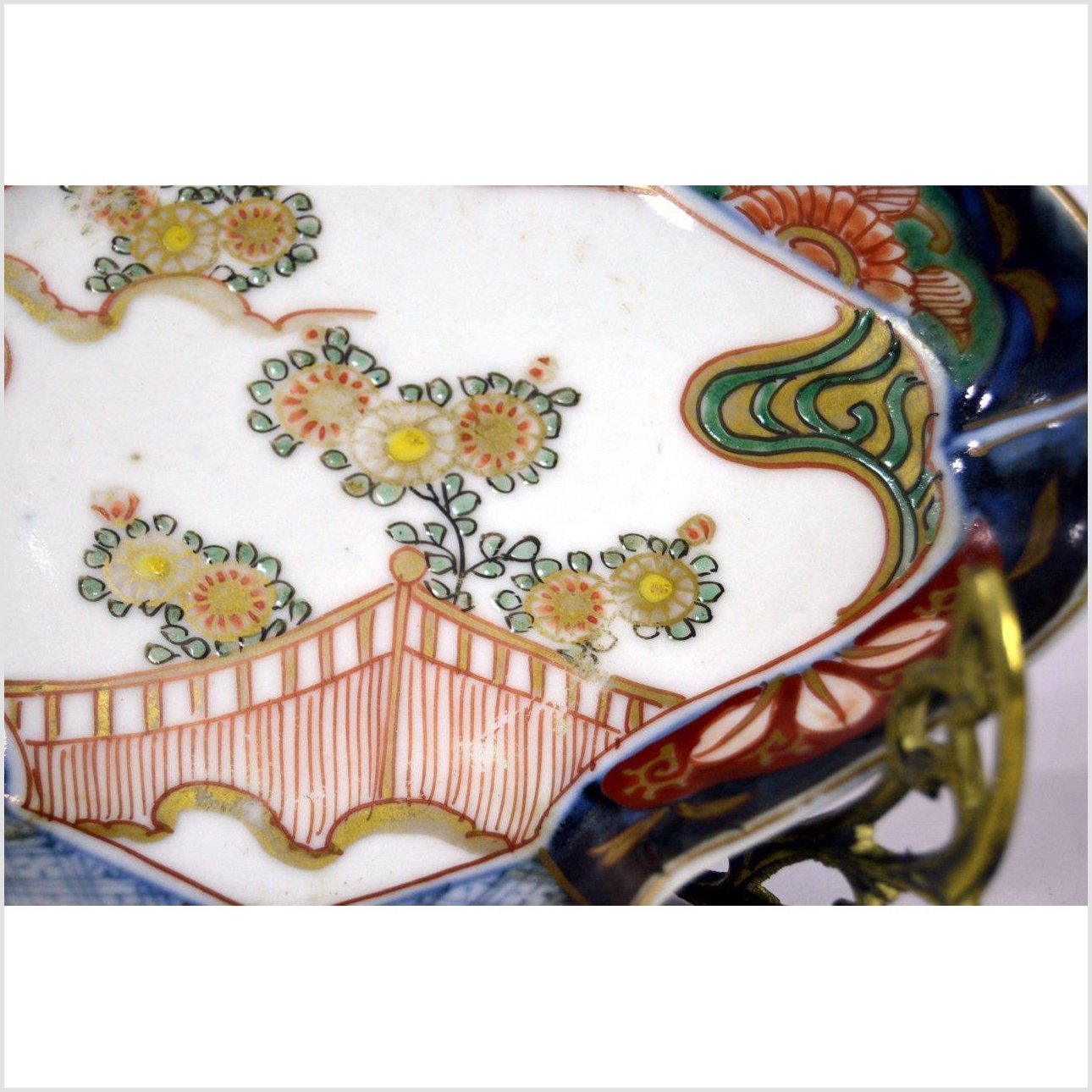 Hand Painted Imari Bowl-5. Asian & Chinese Furniture, Art, Antiques, Vintage Home Décor for sale at FEA Home