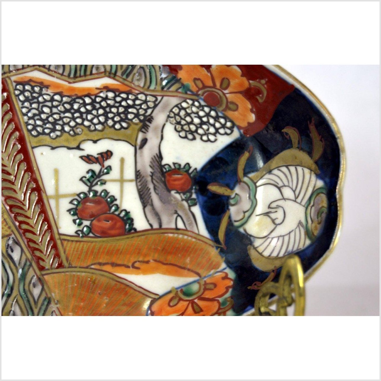 Hand Painted Imari Plate-3. Asian & Chinese Furniture, Art, Antiques, Vintage Home Décor for sale at FEA Home