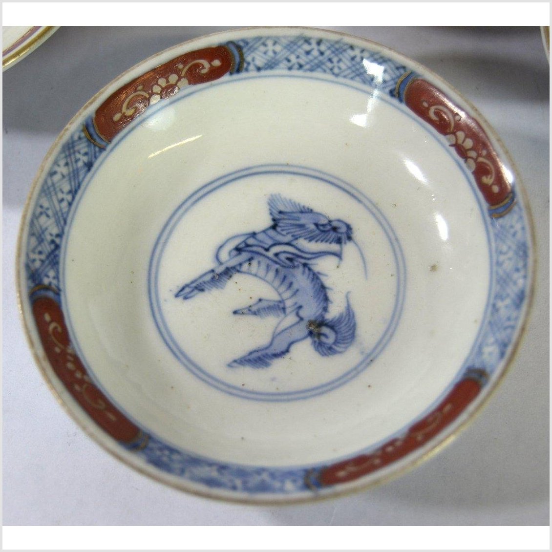Hand Painted Imari Small Plates-3. Asian & Chinese Furniture, Art, Antiques, Vintage Home Décor for sale at FEA Home
