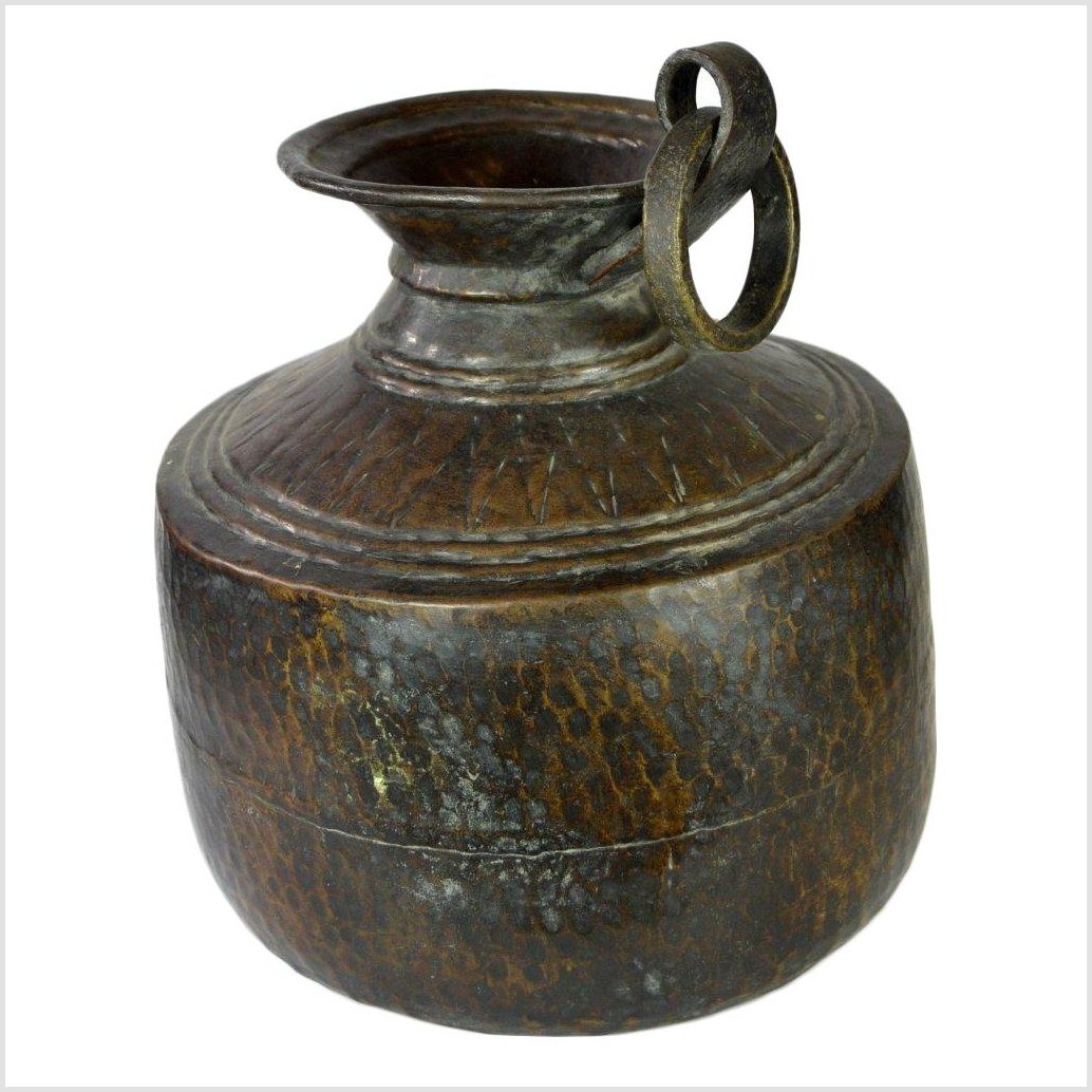 Hand Tooled Metal Milk Jug-4. Asian & Chinese Furniture, Art, Antiques, Vintage Home Décor for sale at FEA Home