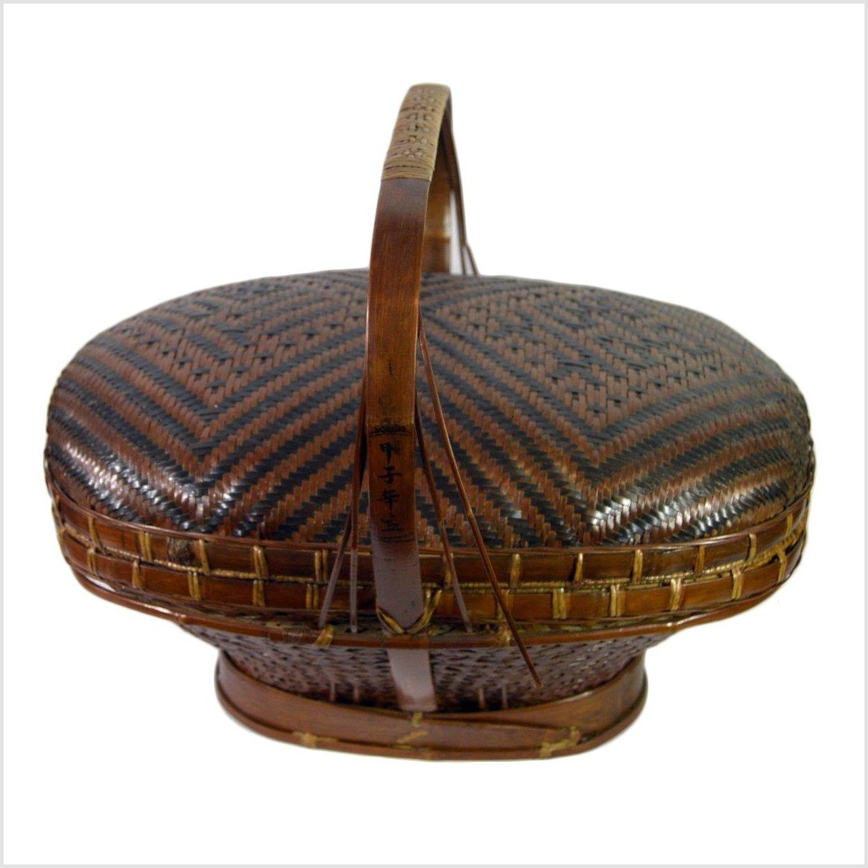 Hand Woven Rattan Basket-3. Asian & Chinese Furniture, Art, Antiques, Vintage Home Décor for sale at FEA Home