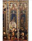 Handpainted Chinese Screen-2. Asian & Chinese Furniture, Art, Antiques, Vintage Home Décor for sale at FEA Home