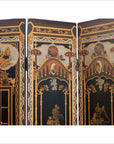 Handpainted Chinese Screen-3. Asian & Chinese Furniture, Art, Antiques, Vintage Home Décor for sale at FEA Home