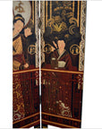 Handpainted Chinese Screen-6. Asian & Chinese Furniture, Art, Antiques, Vintage Home Décor for sale at FEA Home