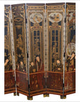 Handpainted Chinese Screen-7. Asian & Chinese Furniture, Art, Antiques, Vintage Home Décor for sale at FEA Home