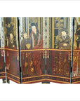 Handpainted Chinese Screen-8. Asian & Chinese Furniture, Art, Antiques, Vintage Home Décor for sale at FEA Home