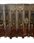 Handpainted Chinese Screen-1. Asian & Chinese Furniture, Art, Antiques, Vintage Home Décor for sale at FEA Home