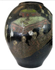 Hong Kong Large Hand Painted Vase-10. Asian & Chinese Furniture, Art, Antiques, Vintage Home Décor for sale at FEA Home
