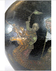Hong Kong Large Hand Painted Vase-12. Asian & Chinese Furniture, Art, Antiques, Vintage Home Décor for sale at FEA Home