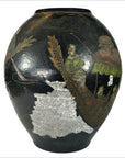 Hong Kong Large Hand Painted Vase-5. Asian & Chinese Furniture, Art, Antiques, Vintage Home Décor for sale at FEA Home