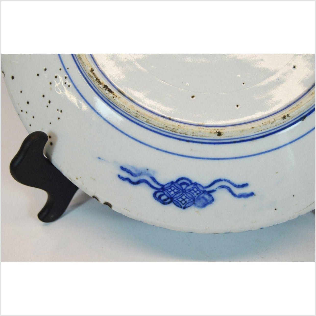 Antique Igezara Transferware Plate-5. Asian & Chinese Furniture, Art, Antiques, Vintage Home Décor for sale at FEA Home