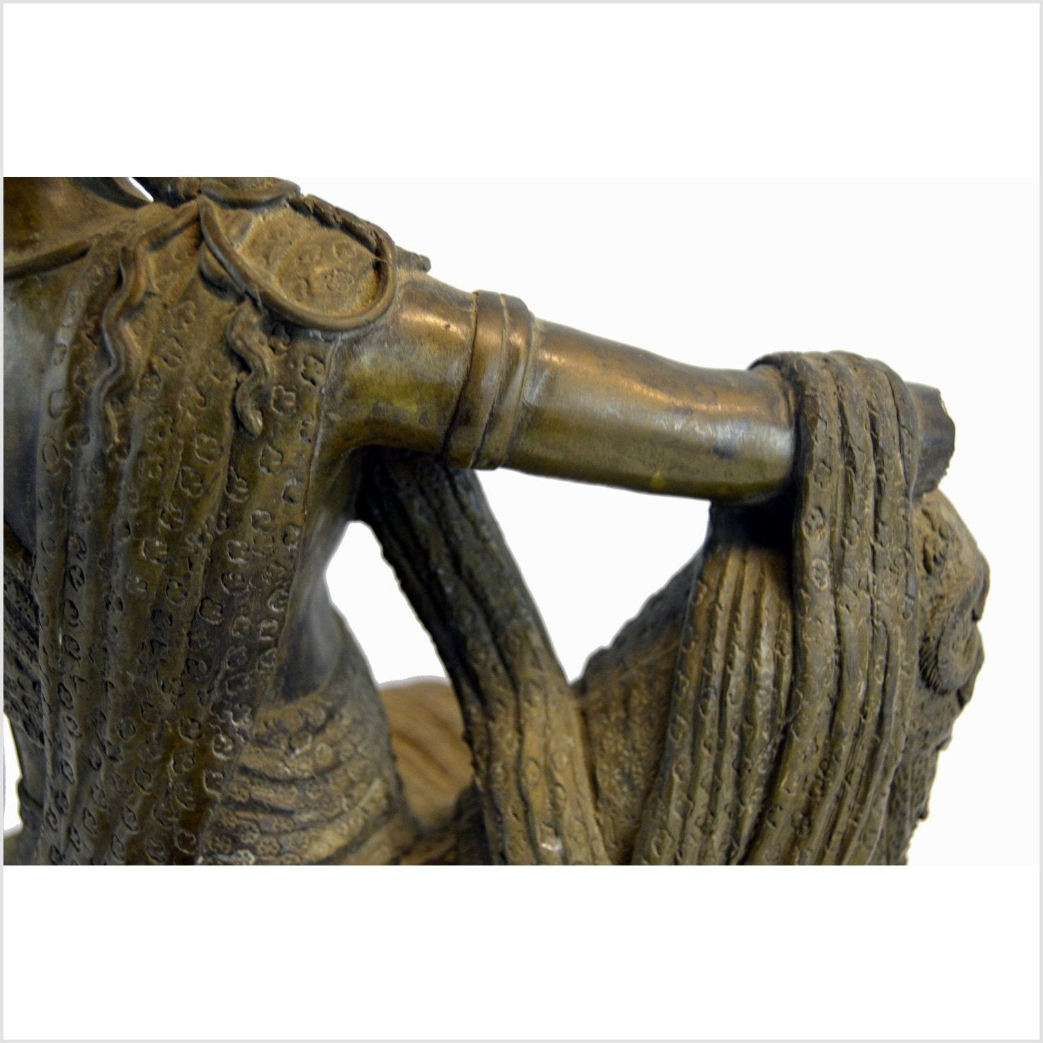 India Brass Temple Statue-10. Asian & Chinese Furniture, Art, Antiques, Vintage Home Décor for sale at FEA Home