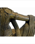 India Brass Temple Statue-10. Asian & Chinese Furniture, Art, Antiques, Vintage Home Décor for sale at FEA Home