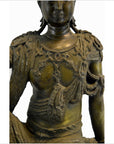 India Brass Temple Statue-12. Asian & Chinese Furniture, Art, Antiques, Vintage Home Décor for sale at FEA Home