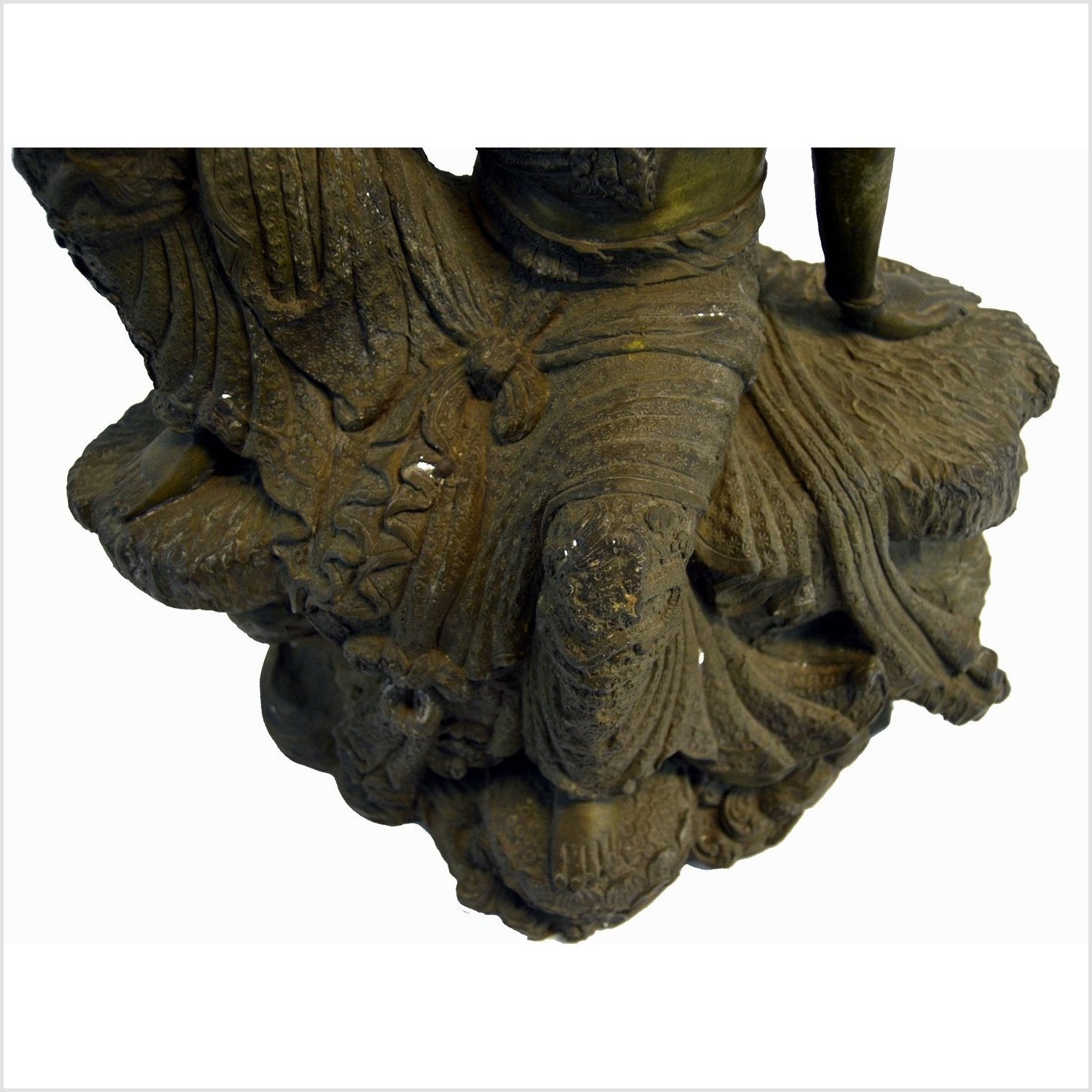 India Brass Temple Statue-14. Asian & Chinese Furniture, Art, Antiques, Vintage Home Décor for sale at FEA Home