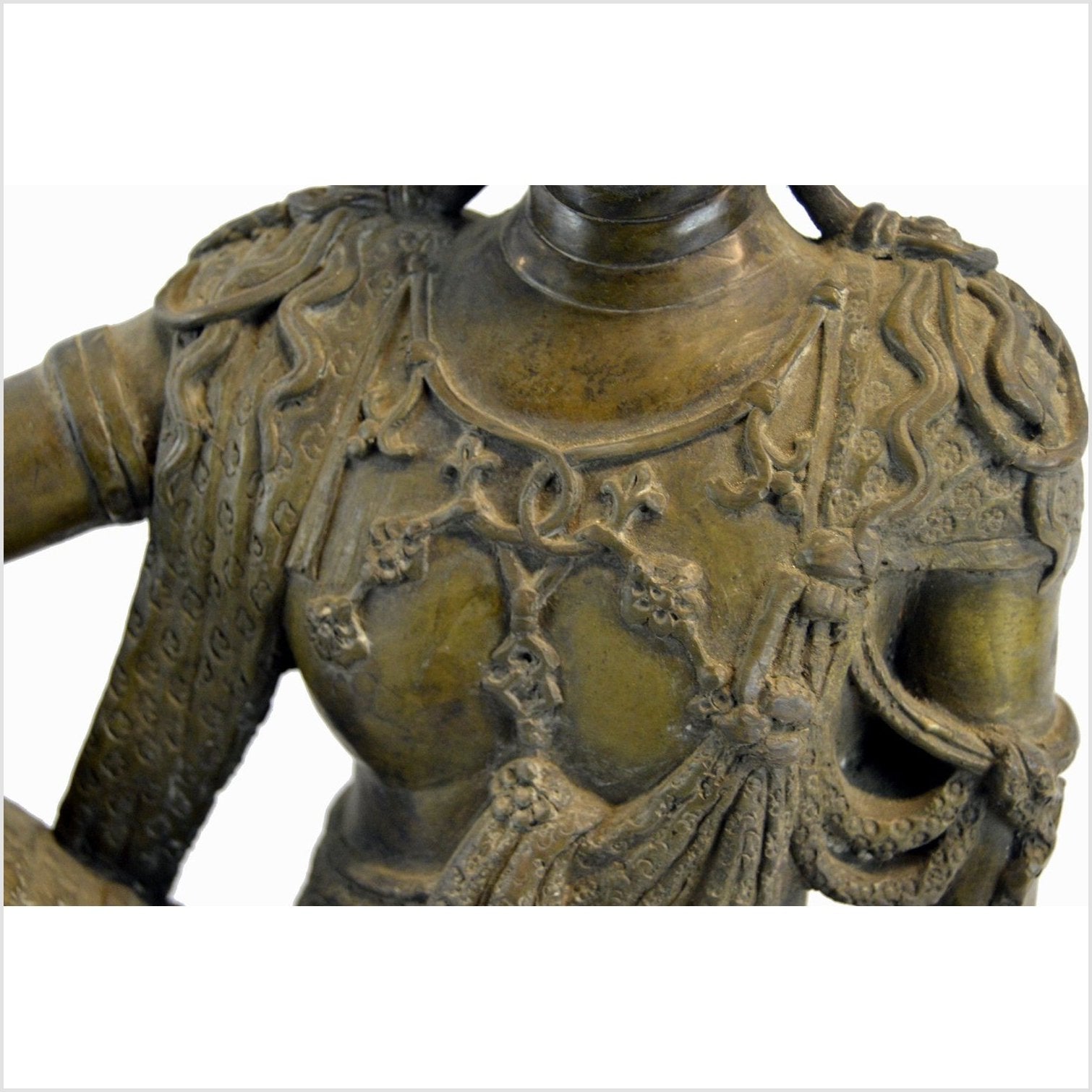 India Brass Temple Statue-15. Asian & Chinese Furniture, Art, Antiques, Vintage Home Décor for sale at FEA Home