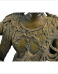 India Brass Temple Statue-15. Asian & Chinese Furniture, Art, Antiques, Vintage Home Décor for sale at FEA Home