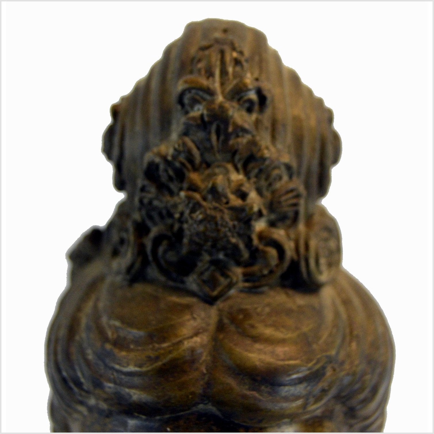 India Brass Temple Statue-16. Asian & Chinese Furniture, Art, Antiques, Vintage Home Décor for sale at FEA Home