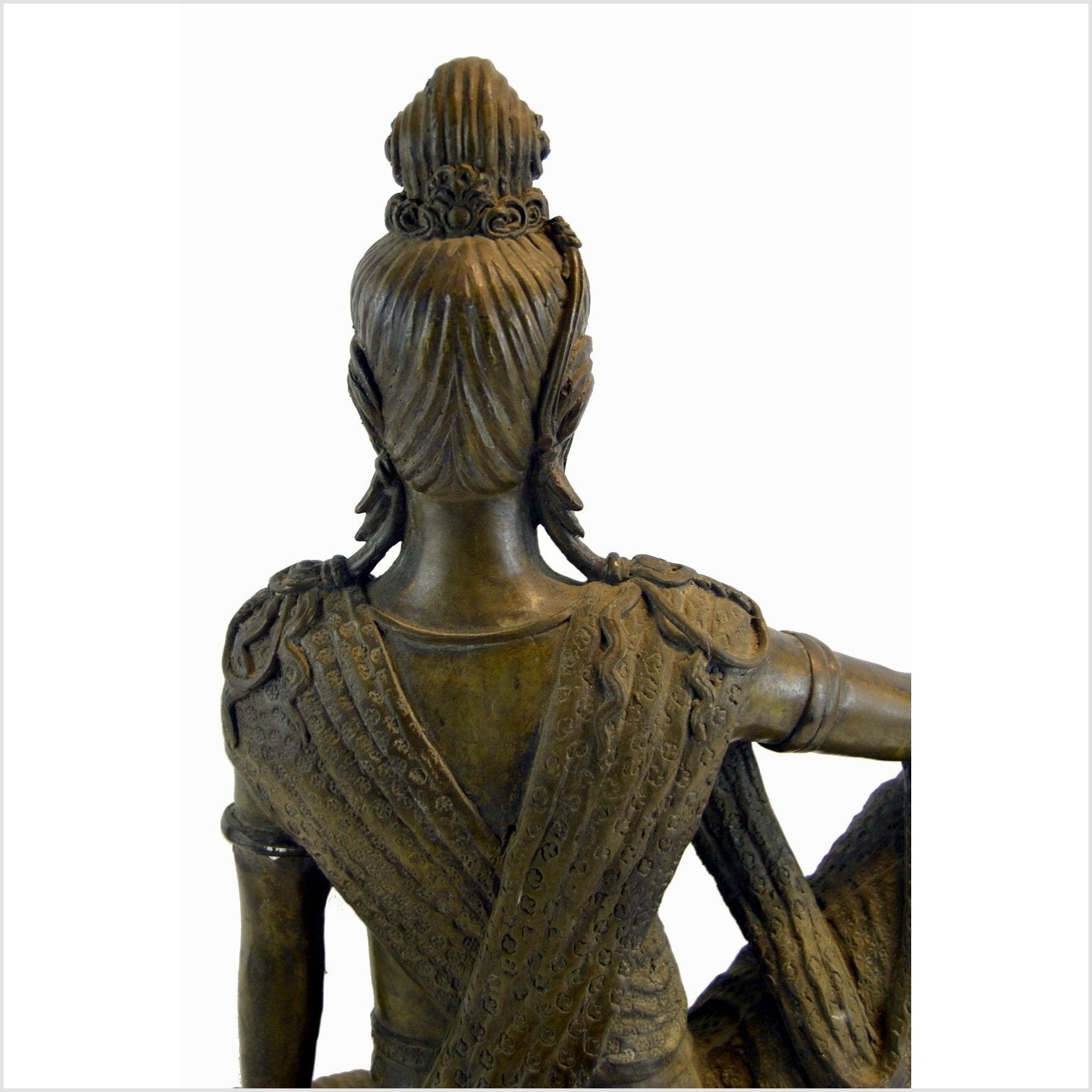 India Brass Temple Statue-5. Asian & Chinese Furniture, Art, Antiques, Vintage Home Décor for sale at FEA Home