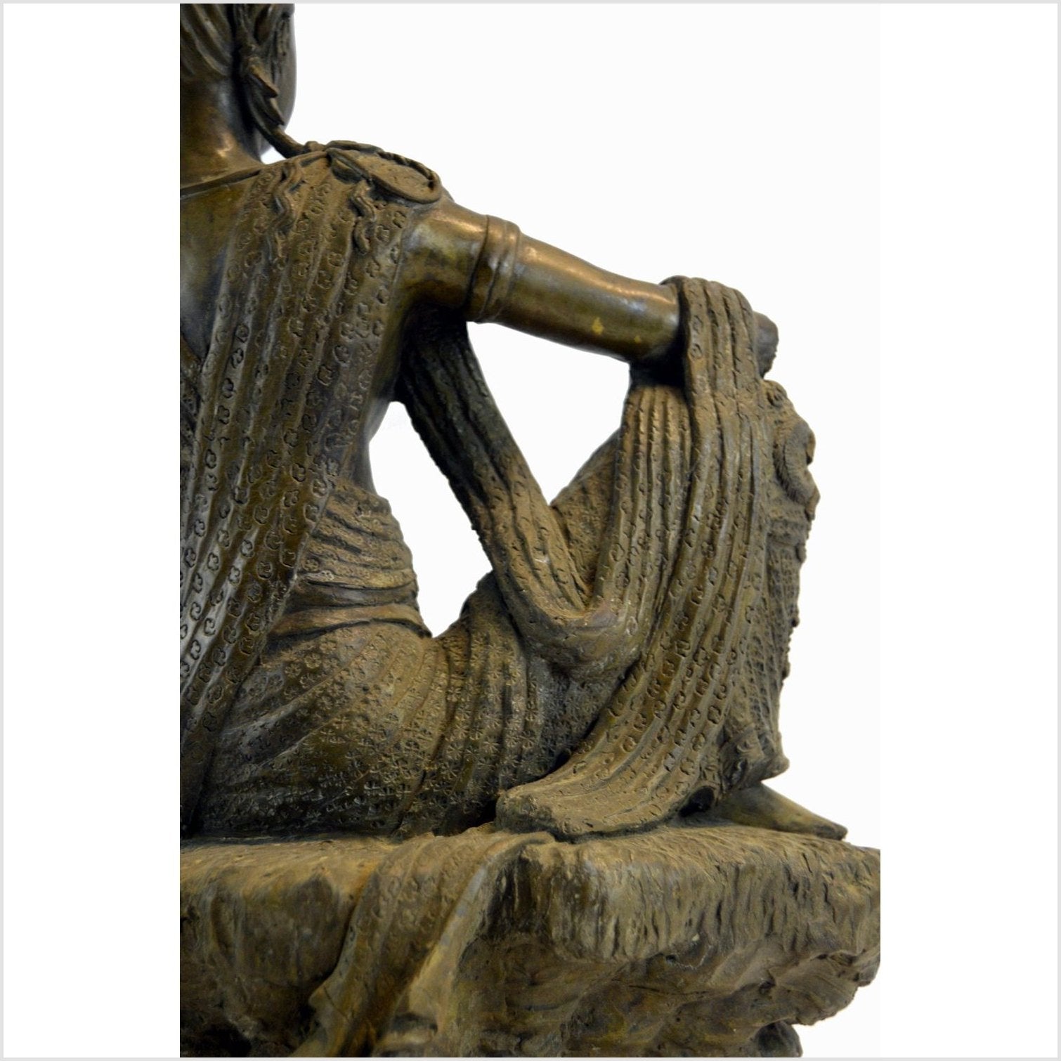 India Brass Temple Statue-6. Asian & Chinese Furniture, Art, Antiques, Vintage Home Décor for sale at FEA Home