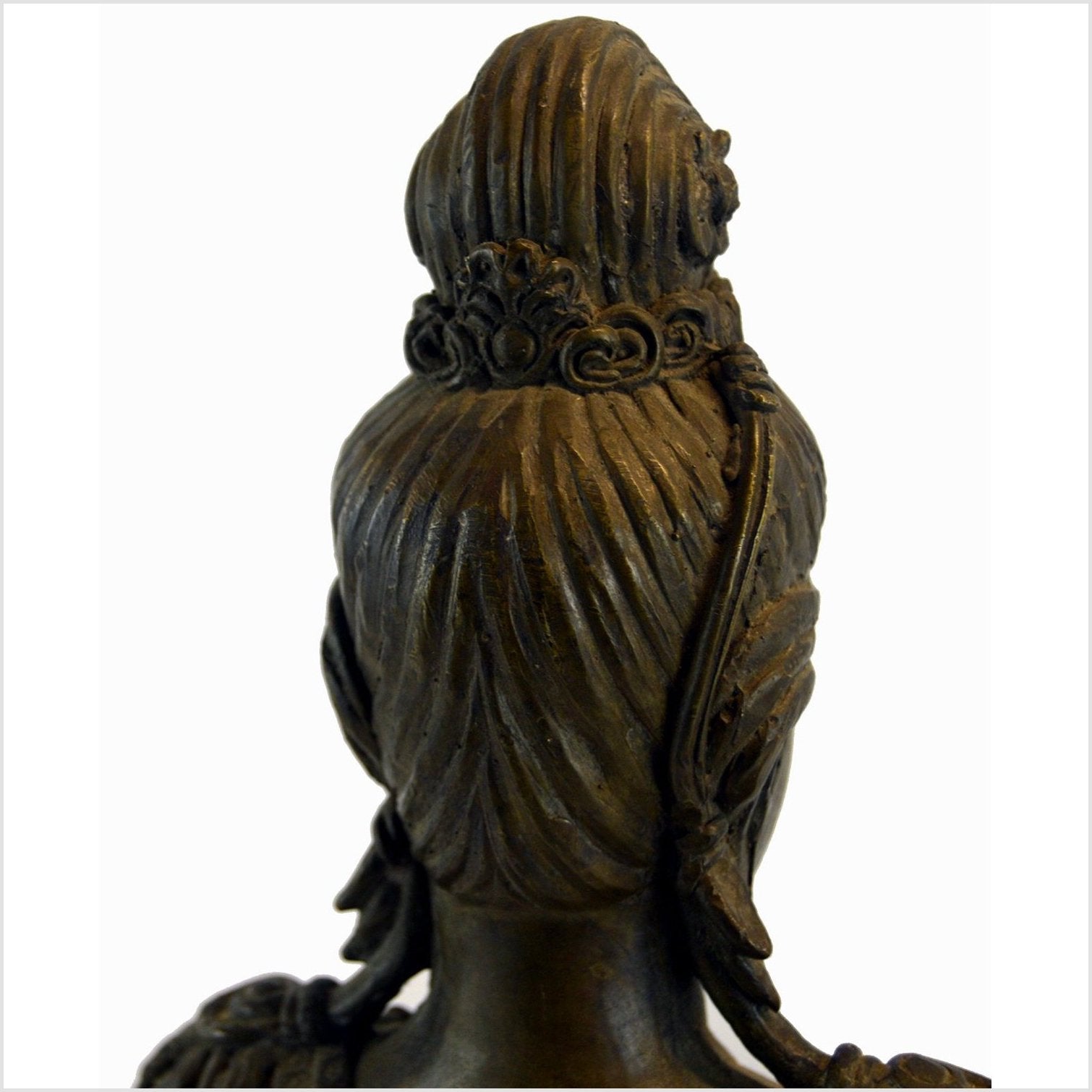 India Brass Temple Statue-9. Asian & Chinese Furniture, Art, Antiques, Vintage Home Décor for sale at FEA Home
