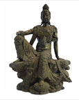 India Brass Temple Statue-1. Asian & Chinese Furniture, Art, Antiques, Vintage Home Décor for sale at FEA Home