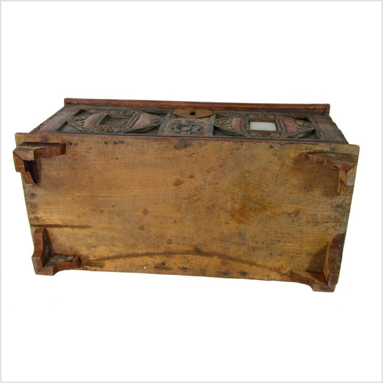 India Hand Carved Bridal Chest-11. Asian & Chinese Furniture, Art, Antiques, Vintage Home Décor for sale at FEA Home