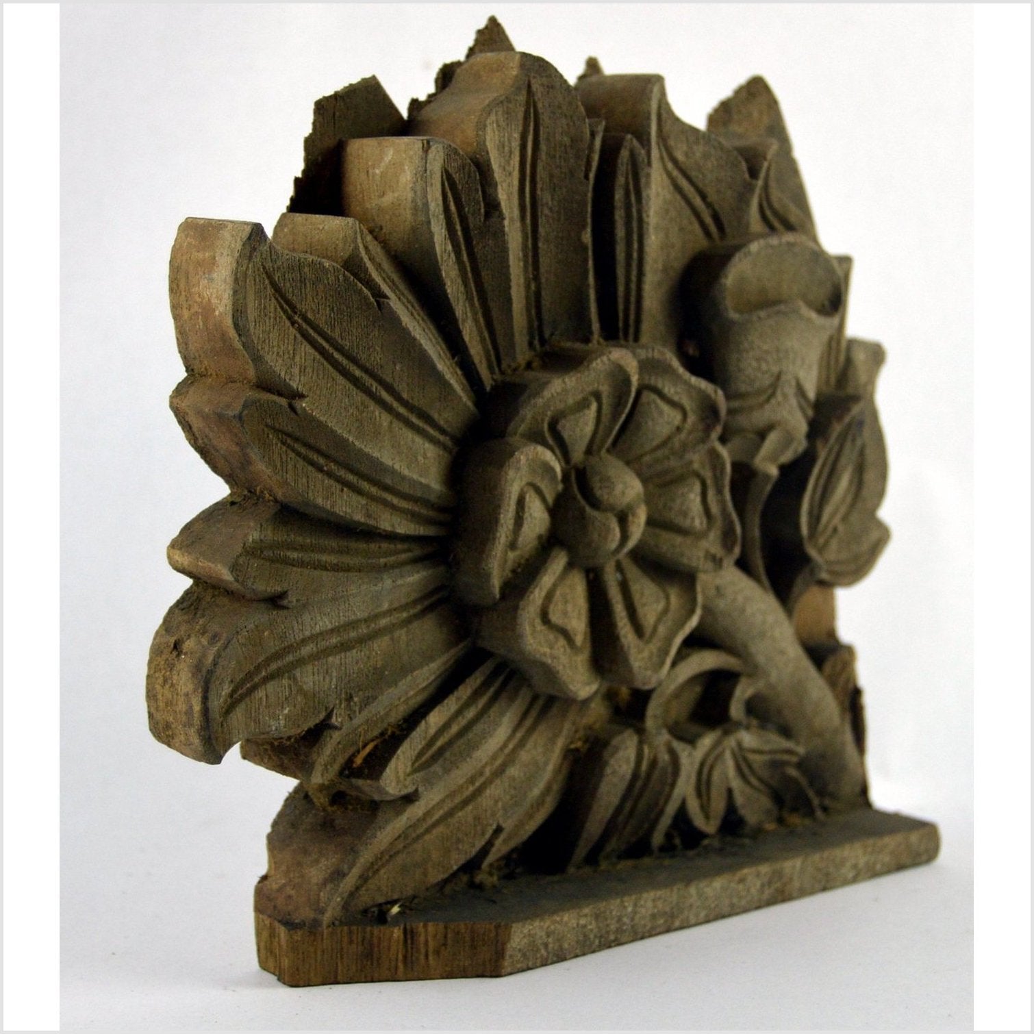 India Hand Carved Temple Plaque-4. Asian & Chinese Furniture, Art, Antiques, Vintage Home Décor for sale at FEA Home