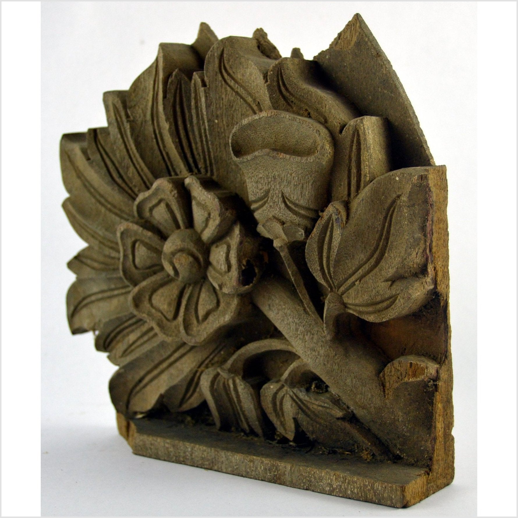 India Hand Carved Temple Plaque-5. Asian & Chinese Furniture, Art, Antiques, Vintage Home Décor for sale at FEA Home