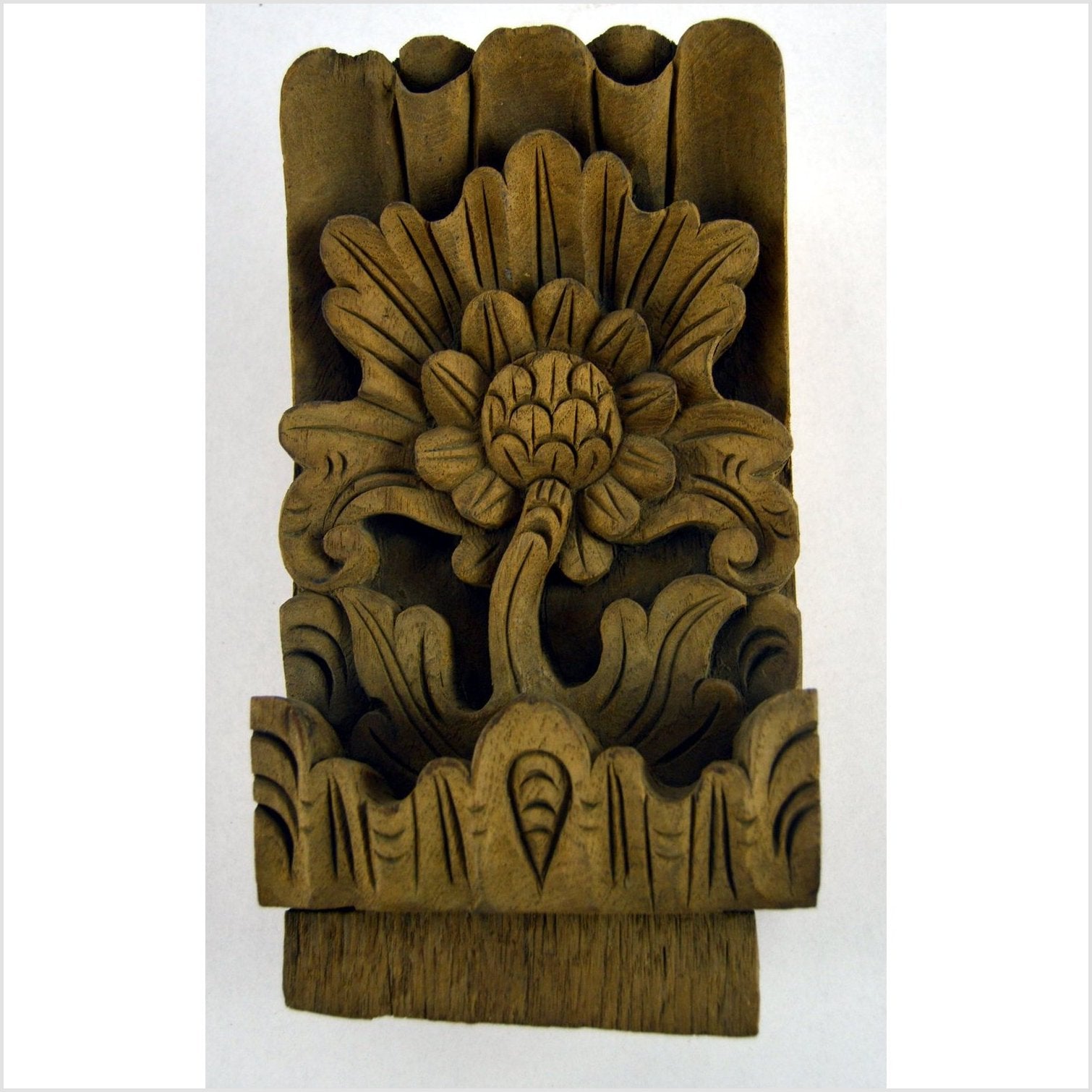 India Hand Carved Temple Plaque-4. Asian & Chinese Furniture, Art, Antiques, Vintage Home Décor for sale at FEA Home